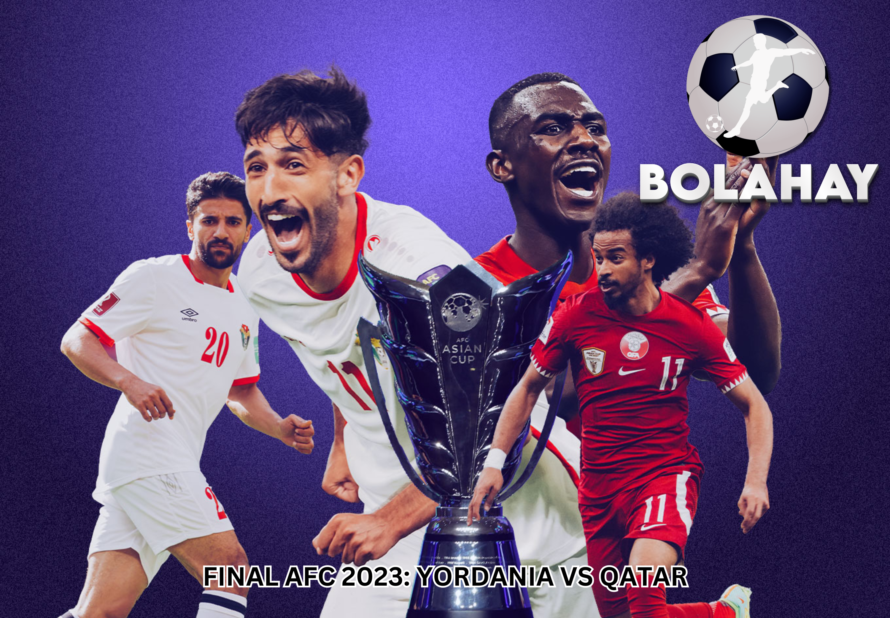 Final AFC 2023: Pertandingan Sepak Bola Yordania Vs Qatar